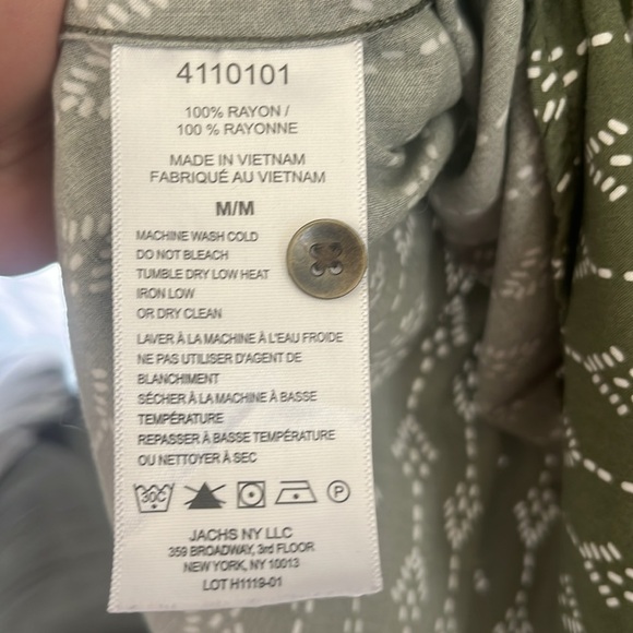 Olive Green Jachs Girlfriend Women's Top - Picture 6 of 6